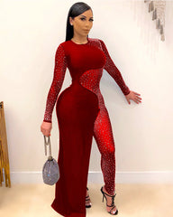 Curvy Glitter Jumpsuit