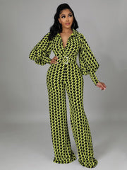 Nikky Houndstooth Jumpsuit