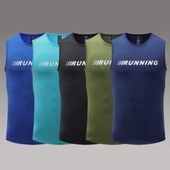 Quick Drying Sleeveless Sports Ice Silk Top