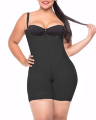 Women Bust Bodysuit Body Shaper With Zipper