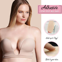 Invisible Strapless Plunge Bra
