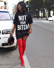 Cool girl T-shirt dress