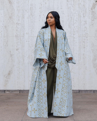 Non-stretch V neck Outerwear