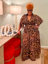 Sexy Leopard Print Maxi Dress