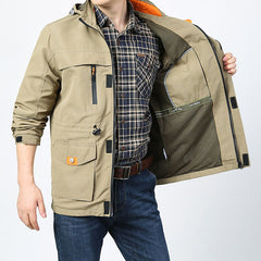 Medium Length Casual Outdoor Hooded Thin Jacket