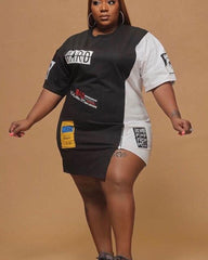 Street Girl Plus Midi Dress