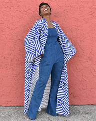 Non-stretch V neck Outerwear