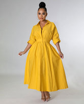 Slimming Shirt Dress
