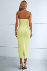 Body Strapless Long Bandage Dress