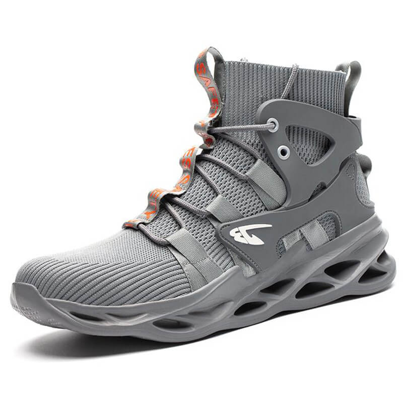 2021 New Fashion Anti-smash And Anti-puncture High-top Safety Shoes