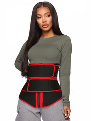 Detachable Double Belts Waist Trainer - Tight Sweat Fitness Belt