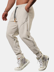 Men Split Cropped Pants