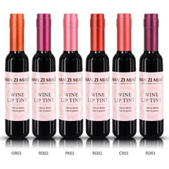 TC-Wine Bottle Style Lip Tint(6 color) & Eyebrow Gel