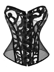 🔥Clearance Sale Alert: Hollow Out Breathable Corset - Black / S