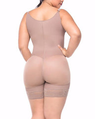 Women Bust Bodysuit Body Shaper With Zipper