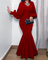 Women Plus Size Fishtail Dress