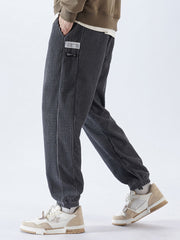 Men's Drawstring Corduroy Pants