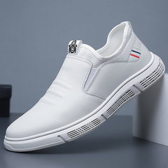 Men Casual Soft Sole Light Leather Shoes