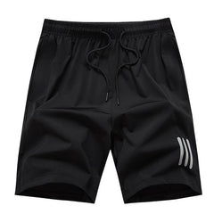 Sports Ice Silk Quick Dry Stretch Shorts