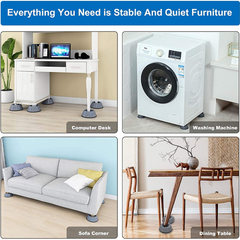 Vibration Rubber Washing Machine Feet Pads ( PACK OF 4 )