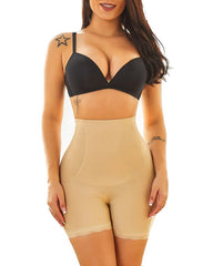 Women High Waist Tummy Control Panty Lace Shorts