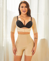 Mid-sleeve chest support abdomen panty set