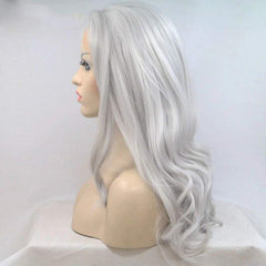 Natural Wavy High Temperature Synthetic Lace Wig