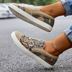 Casual Slip on Platform Sneakers Flat Heel Loafer Shoes