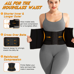 Crossover Inner Layer Design Waist Shaper