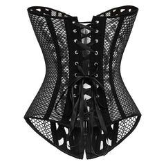 🔥Clearance Sale Alert: Hollow Out Breathable Corset - Black / S