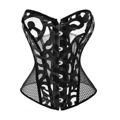 🔥Clearance Sale Alert: Hollow Out Breathable Corset - Black / S