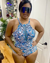 Callie Floral Print Swimsuit