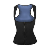 Women Zip Vest Shapewear Waist Corset Weight Loss Sports Top