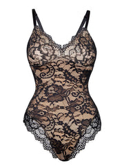 TrendyCommune®-Signature Lace Shapewear Bodysuit