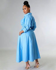 Slimming Shirt Dress