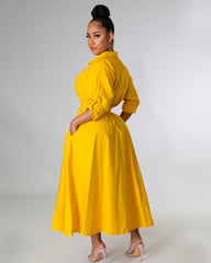 Slimming Shirt Dress