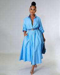 Slimming Shirt Dress