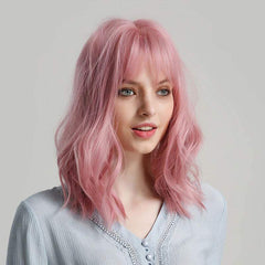 Short Natural Wave Hair Synthetic Wigs