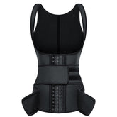 Double Waistband Latex Body Shaping Garment Reinforced Sweaty Rubber Corset Waist
