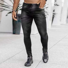 Trendy Black Slim Fitting High Waisted Jeans