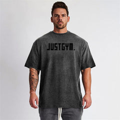 Loose Fitting Fitness Short-Sleeved Top