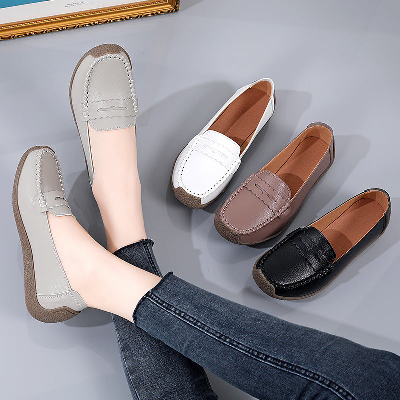 Women Breathable Soft Flat Loafers