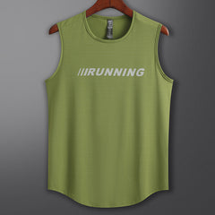 Quick Drying Sleeveless Sports Ice Silk Top