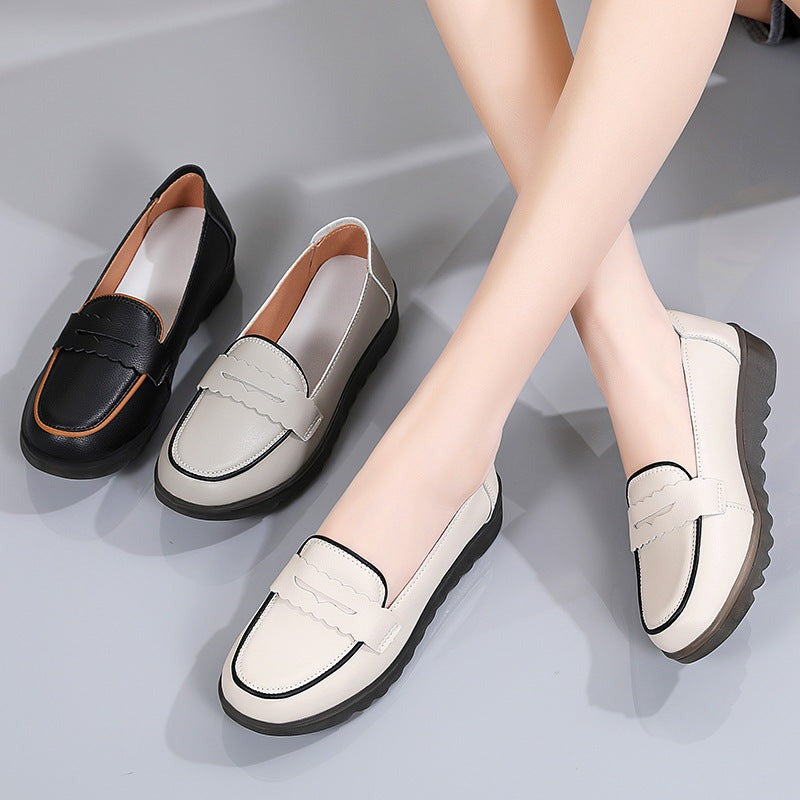 Women Flat Thick Sole Casual Shoes