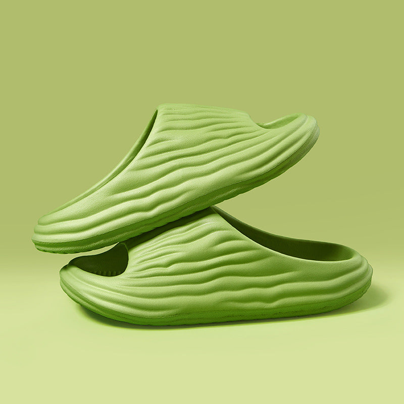 Unisex Balsam Pear Design Household Slippers