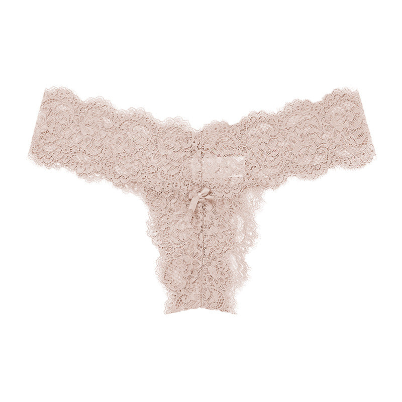 Female Bow-Knot Princess Lace Underwear
