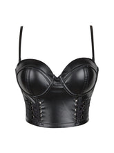 Female Faux Leather Roman Kont Corset Shapewear