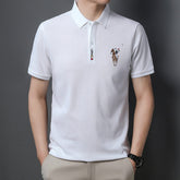Cotton Lapel Oversize Polo Shirt