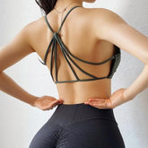 Shoulder Straps Shock-Proof Bra