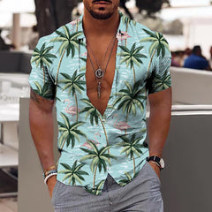 Men's Hawaiian Polo Holiday Shirts - All